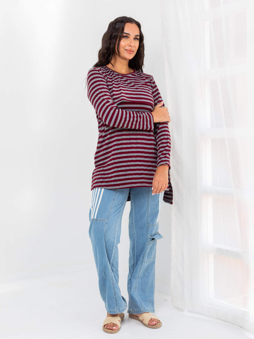 Mommy Nursing T-Shirt (Striped)