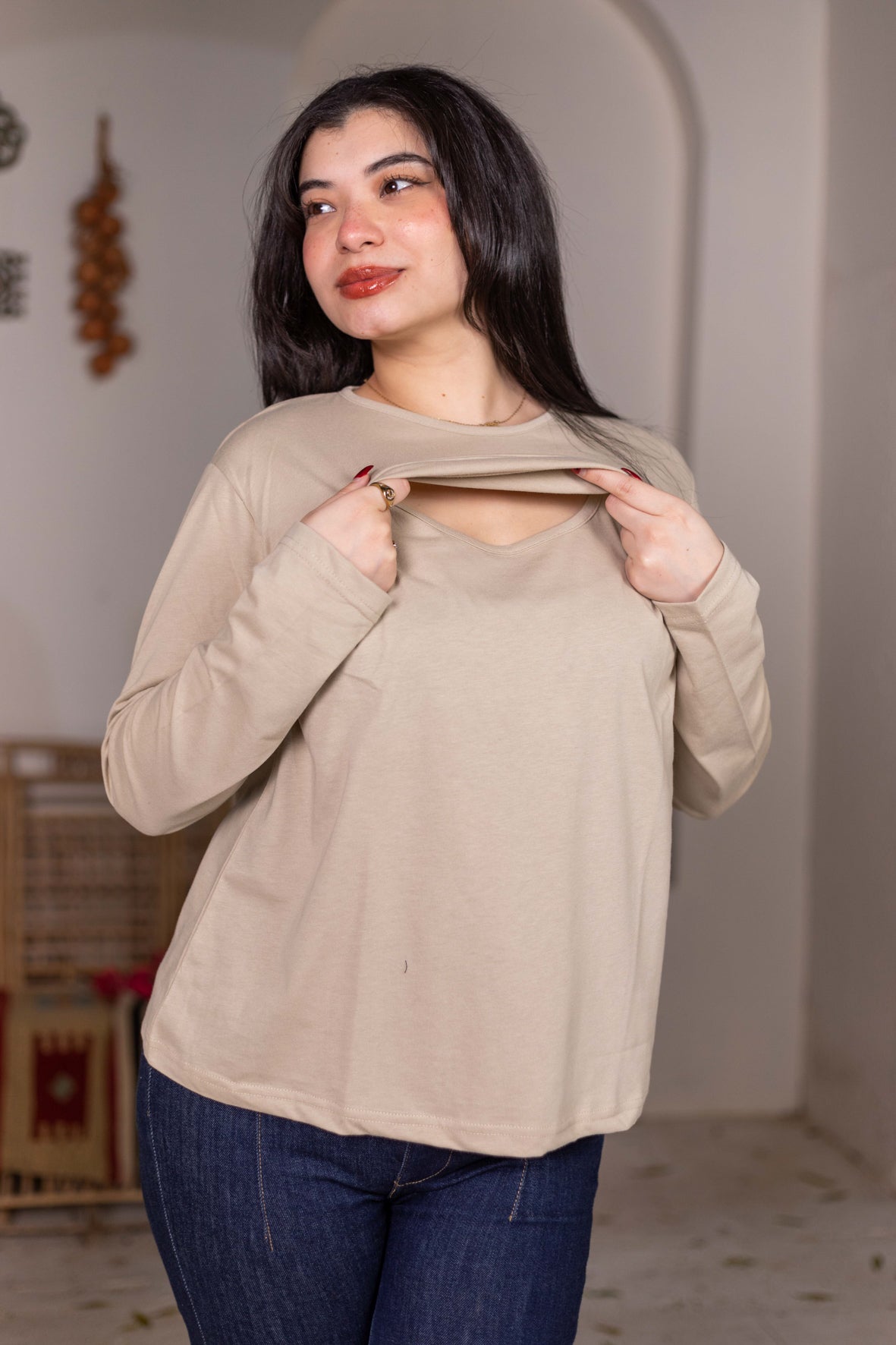 Maternity & Nursing Undershirt (Full Sleeve)