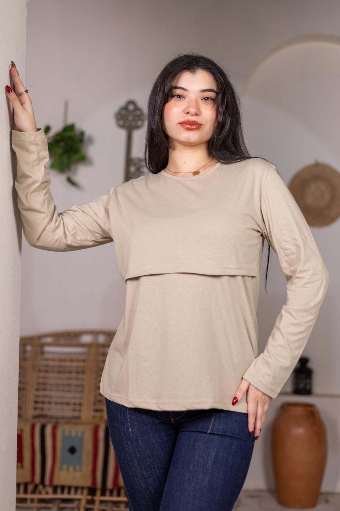 Maternity & Nursing Undershirt (Full Sleeve)