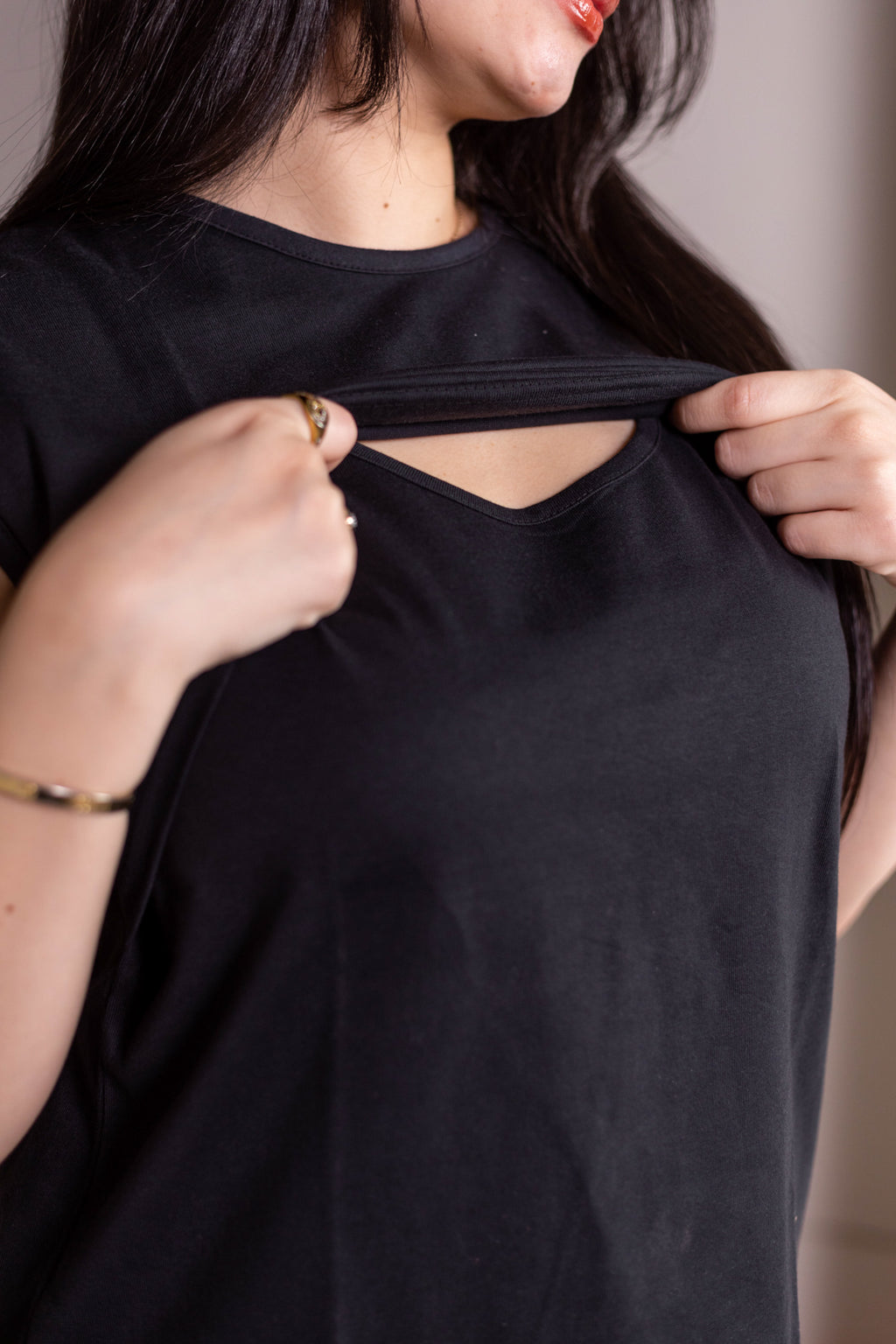 Maternity & Nursing Undershirt (Cut Sleeve)
