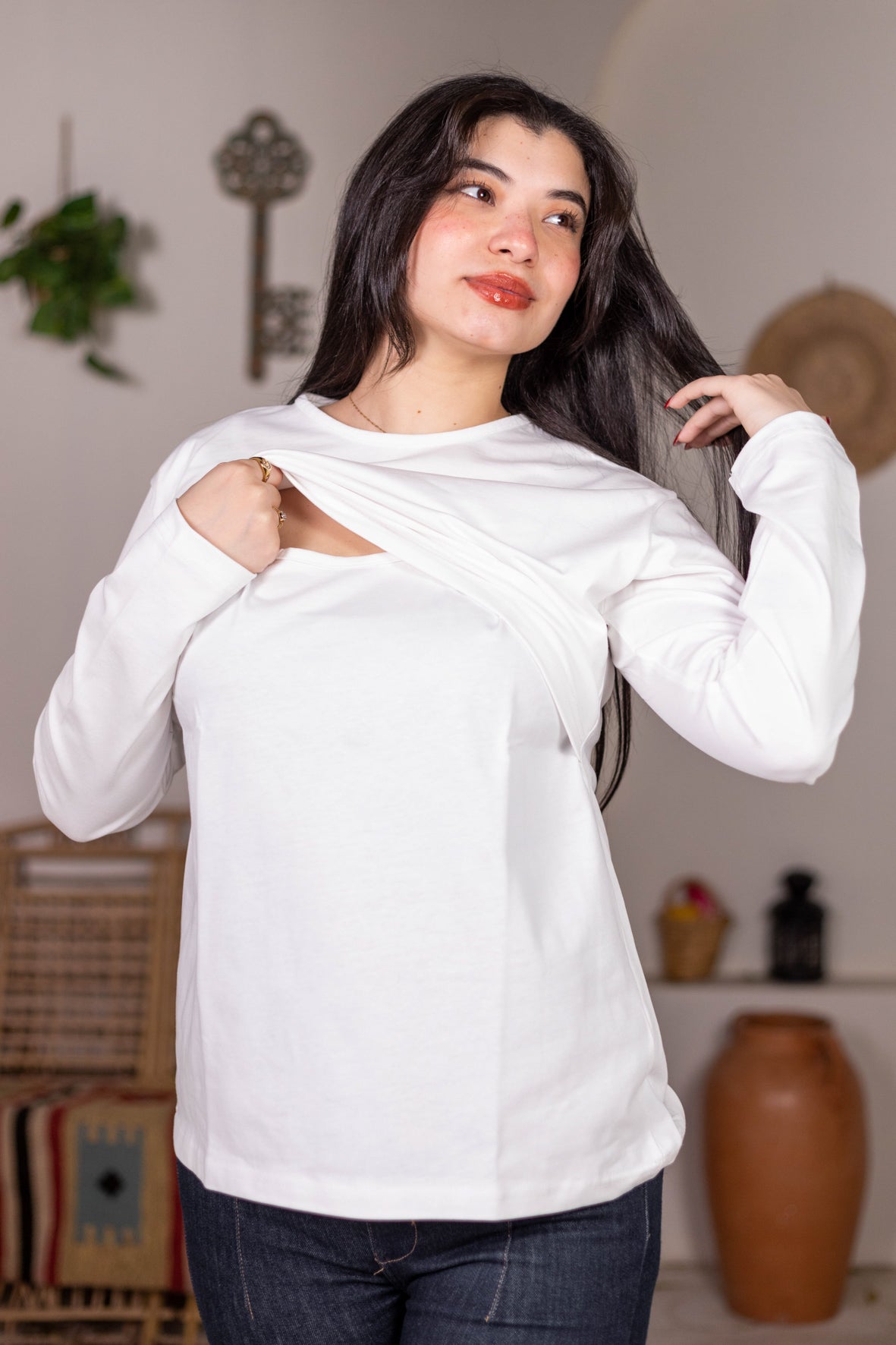 Maternity & Nursing Undershirt (Full Sleeve)