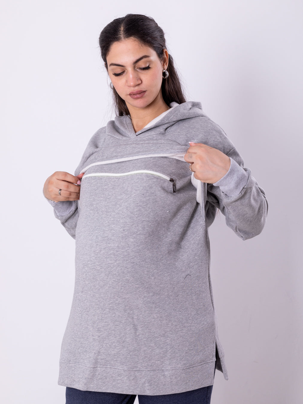 Nora Maternity Nursing Hoodie ( Winter Collection )
