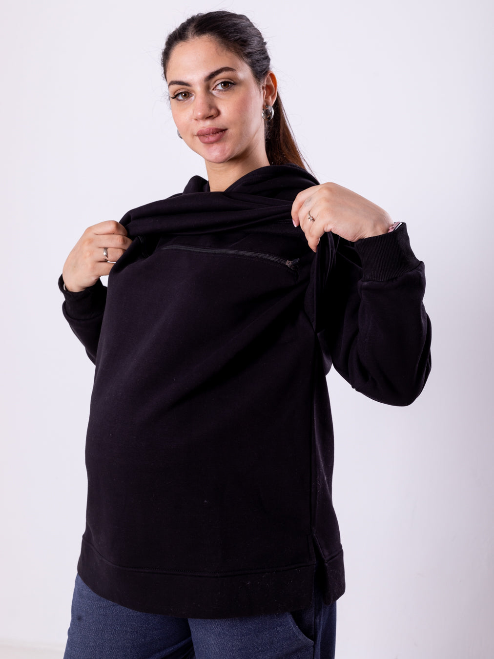 Nora Maternity Nursing Hoodie ( Winter Collection )