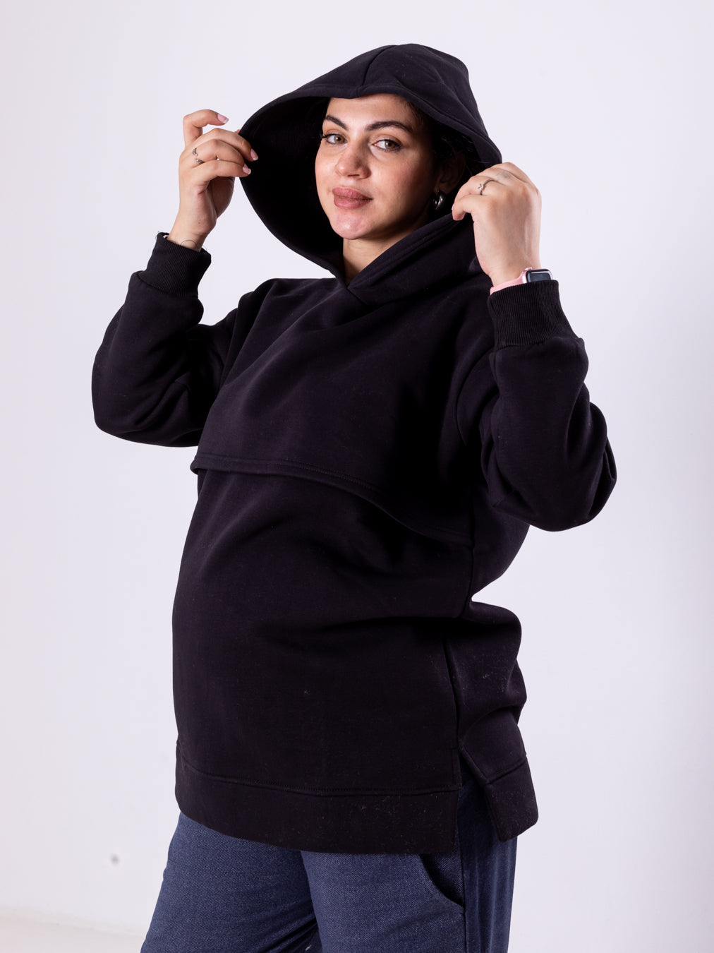 Nora Maternity Nursing Hoodie ( Winter Collection )