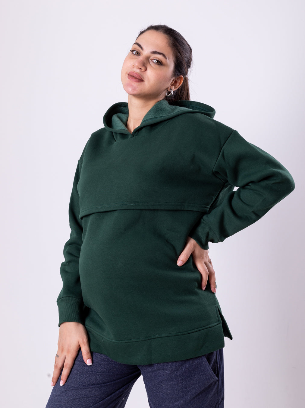 Nora Maternity Nursing Hoodie ( Winter Collection )