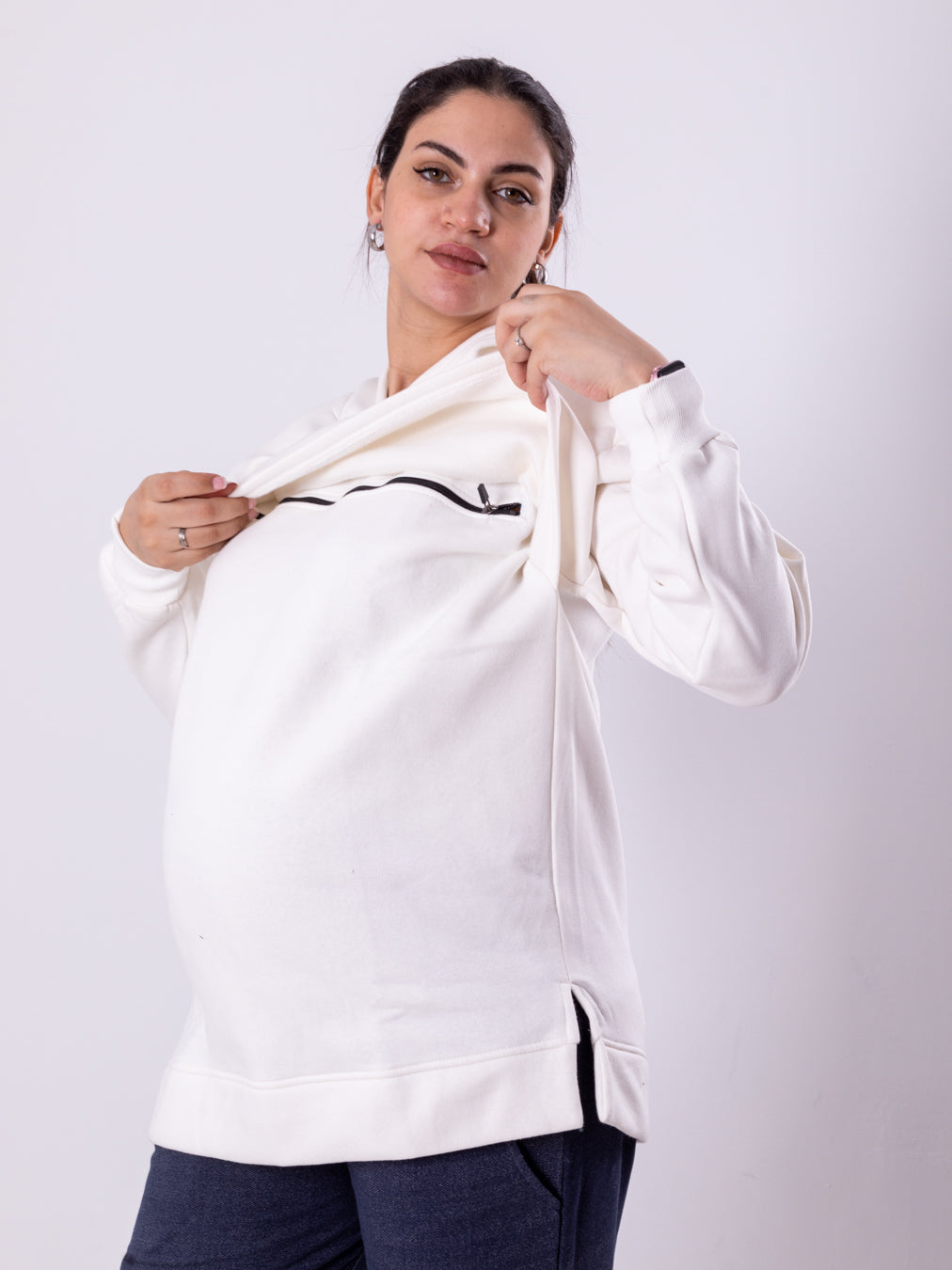 Nora Maternity Nursing Hoodie ( Winter Collection )