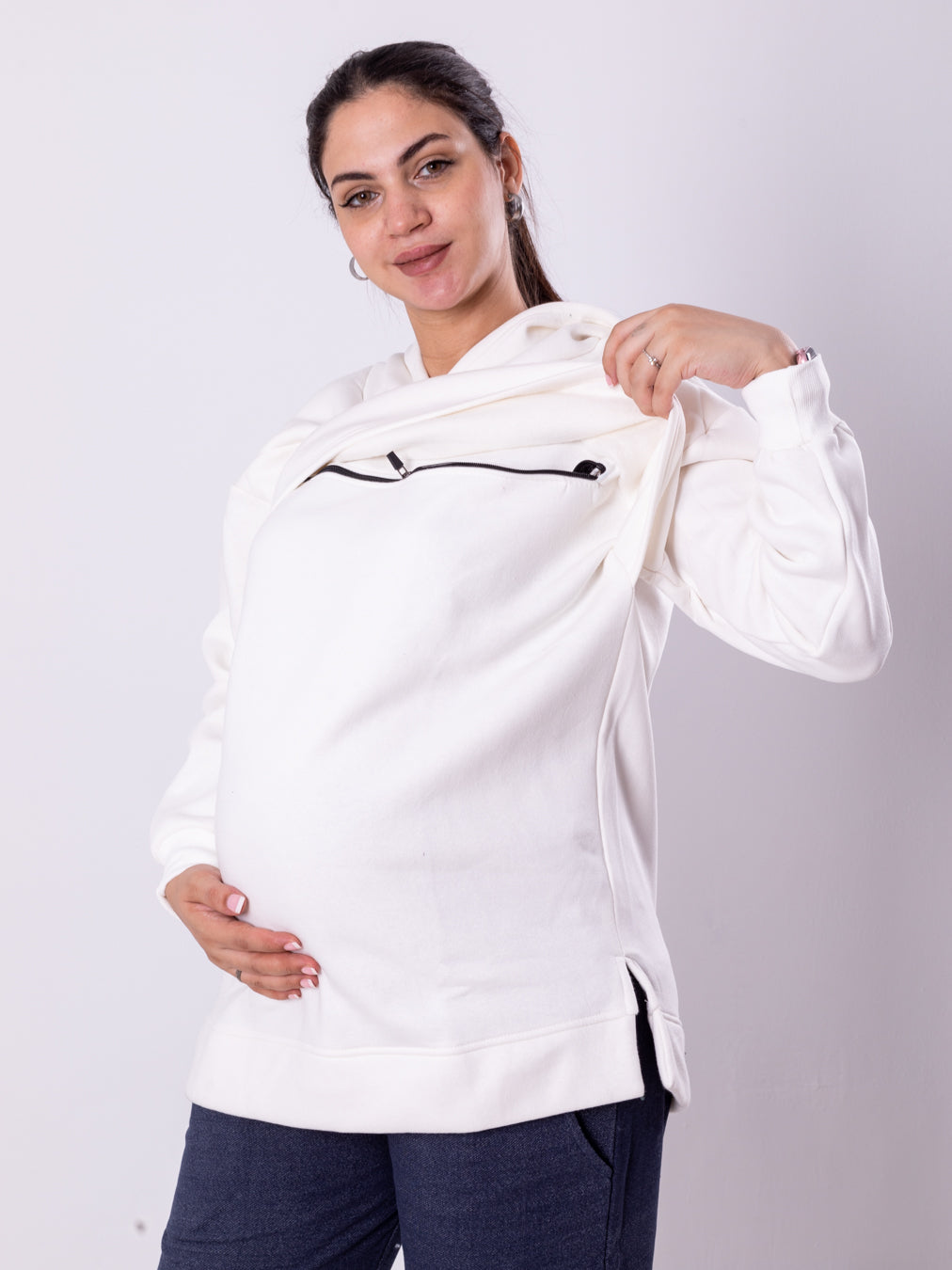 Nora Maternity Nursing Hoodie ( Winter Collection )