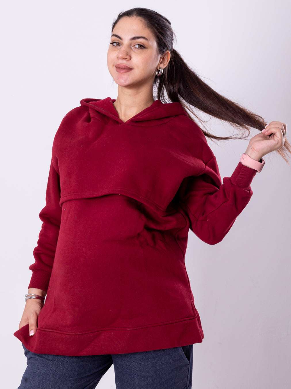 Nora Maternity Nursing Hoodie ( Winter Collection )
