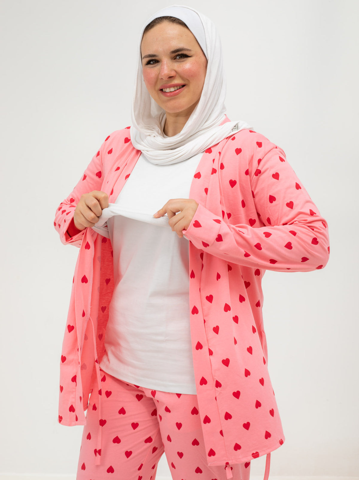 Mommy & Baby Pajama Set (Hearts)