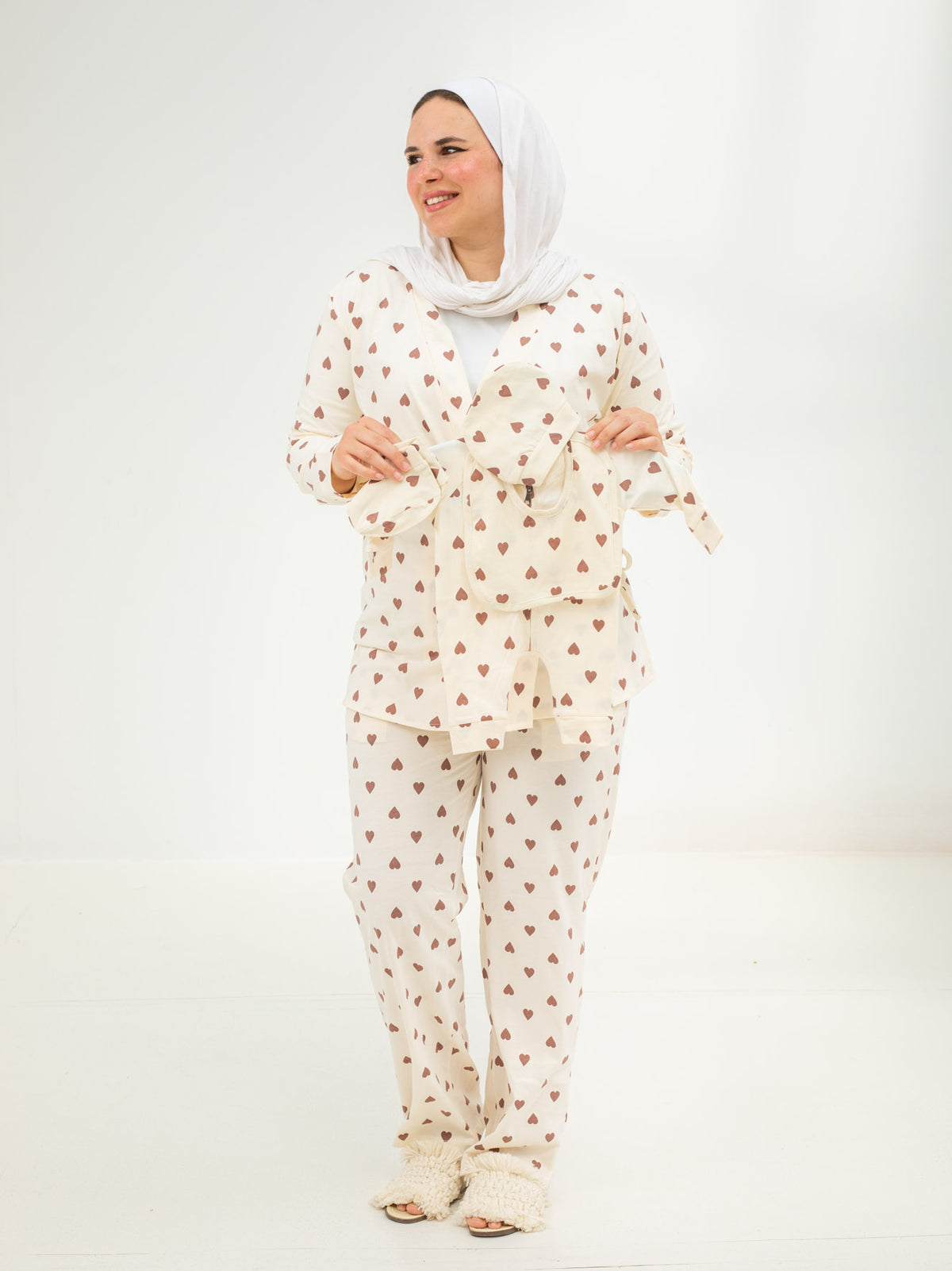 Mommy & Baby Pajama Set (Hearts)