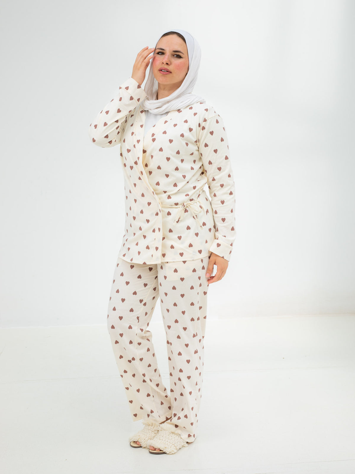 Mommy & Baby Pajama Set (Hearts)