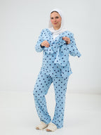 بيجامة ماما وبيبي ( قلوب )