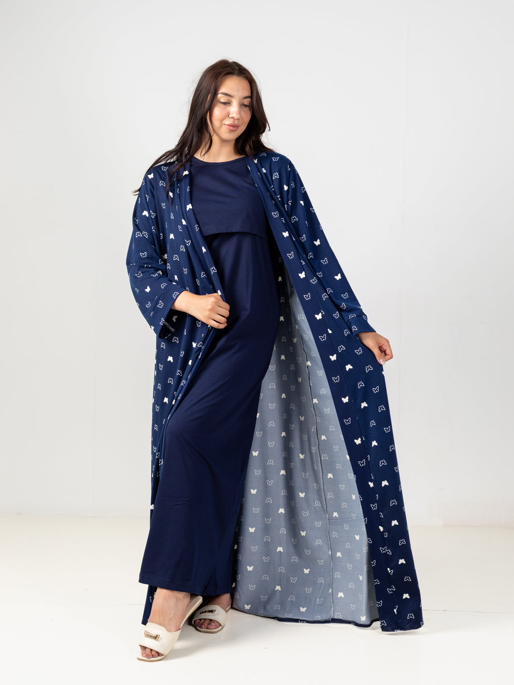 Mommy & Baby Robe Set (Navy)