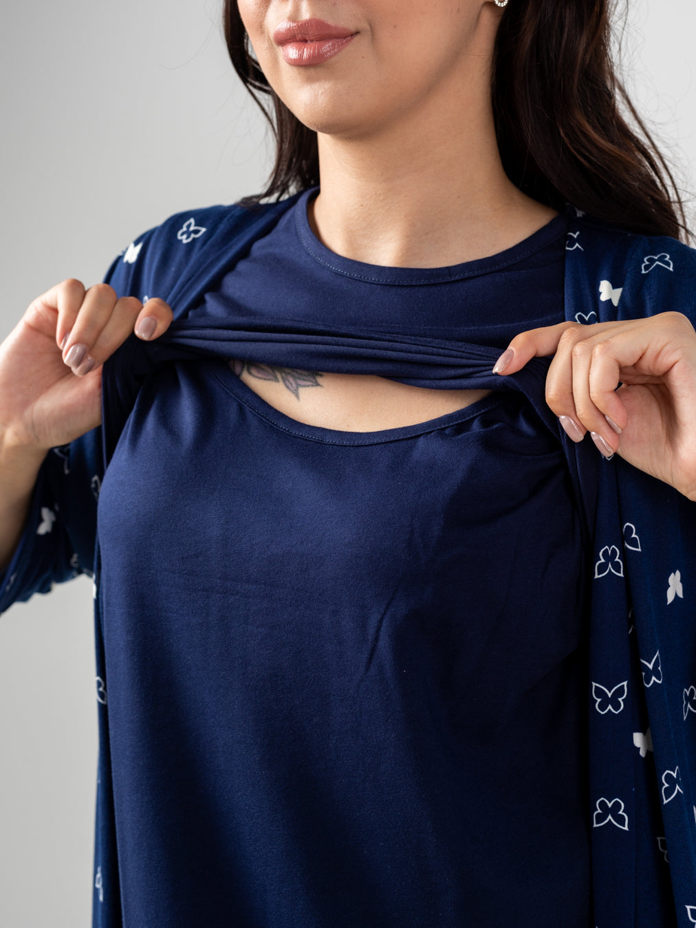 Mommy & Baby Robe Set (Navy)